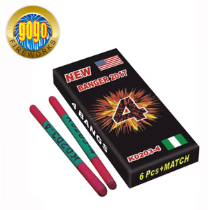 K0203-4 4 bangs trận đấu Cracker pháo hoa Giáng sinh Pháo Hoa May Mắn đóng gói trong 26/20/6 - Product Image 2