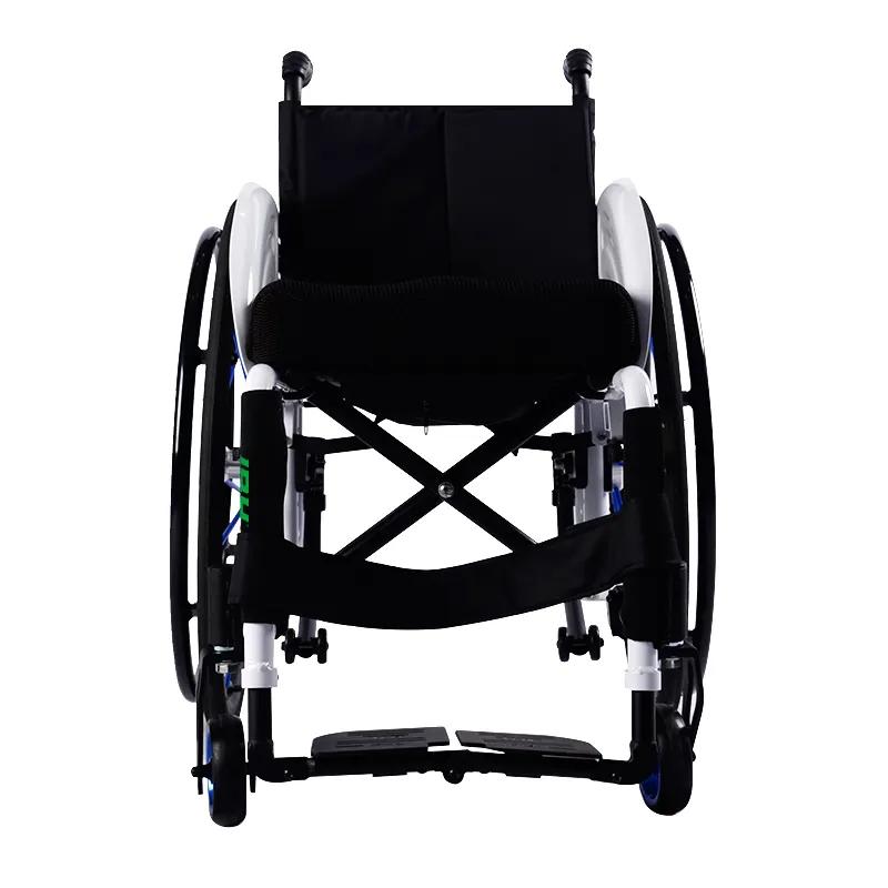 Jbh cadeira de rodas de liga de alumínio, colorida, 2021, com rodas traseiras de 24"