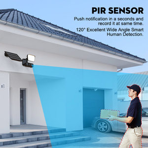 LLCLCTEK-reflector de energía Solar, sistema de vigilancia de detección de movimiento PIR, P2P, inalámbrico, cctv, 1080P, 4G - Product Image 5