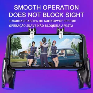 K21 gioco gestire Mobile Gamepad Joystick Controller Trigger per iPhone androidi telefoni cellulari Controller di gioco PUBG Gamepad - Product Image 5