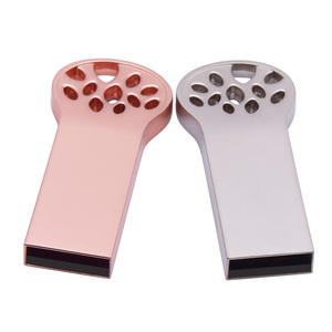 2020 yüksek kalite usb 2.0 OEM tasarım köpek paw şekil 1/2/4/8/16/32/ 64/128gb USB bellek flash kalem sürücü - Product Image 2