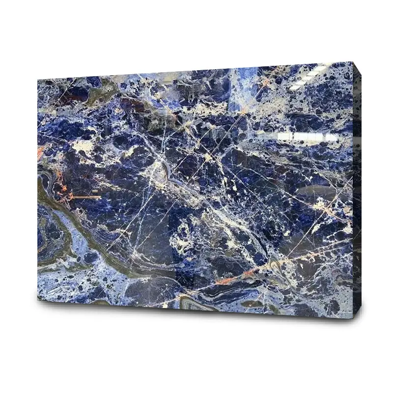 Natura pietra blu granito blu blu Sodalite marmo blu marmo blu parete interna pavimento di lusso Sodalite blu marmo