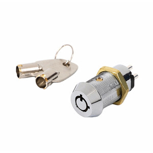 Super Durable 19mm Tubular <strong>Switch</strong> on Off Momentary <strong>with</strong> Round <strong>Key</strong> Lock in <strong>Push</strong> <strong>Button</strong> <strong>Switches</strong> <strong>with</strong> Tubular <strong>Key</strong> - Product Image 2