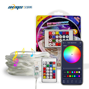Voll farbige LED-Lichterkette 5v Leds IP65 wasserdichte Smart App Musik steuerung für Christbaum schmuck Festival Dekoration - Product Image 3