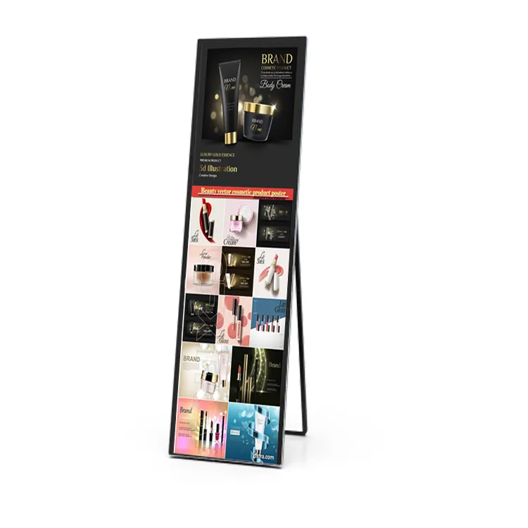 68 polegadas publicidade promoção beleza vector produto cosmético poster digital portátil