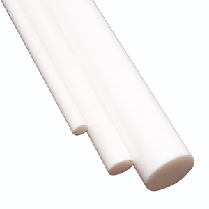 UHMW-PEナイロンPOMアセタールPTFE HDPE PEEK PP押し出しバージンホワイトロッドPTFEロッドメーカー丸棒