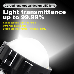Gview เครื่องฉายพลังงานสูงโคมไฟ LED อัตโนมัติเลนส์1.8นิ้ว110W 3.0นิ้วไฟ LED ไฟหน้ารถโปรเจคเตอร์ H11 - Product Image 4
