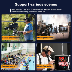 Saramonic Witalk9 SE Full-duplex Auriculares inalámbricos Sistema de comunicación de intercomunicación para filmación de videos cortos Creación de equipos al aire libre - Product Image 5