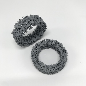 Customized 10 <strong>Ppi</strong> Foam Ceramic <strong>Filter</strong> Circle Ring Silicon Carbide SiC Ring - Product Image 2