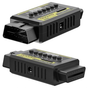 GODIAG GT105 II OBD2 lector de código IMMO ECU programador con AD Break Out Box muestra voltaje de la batería del coche del vehículo 1 año de garantía