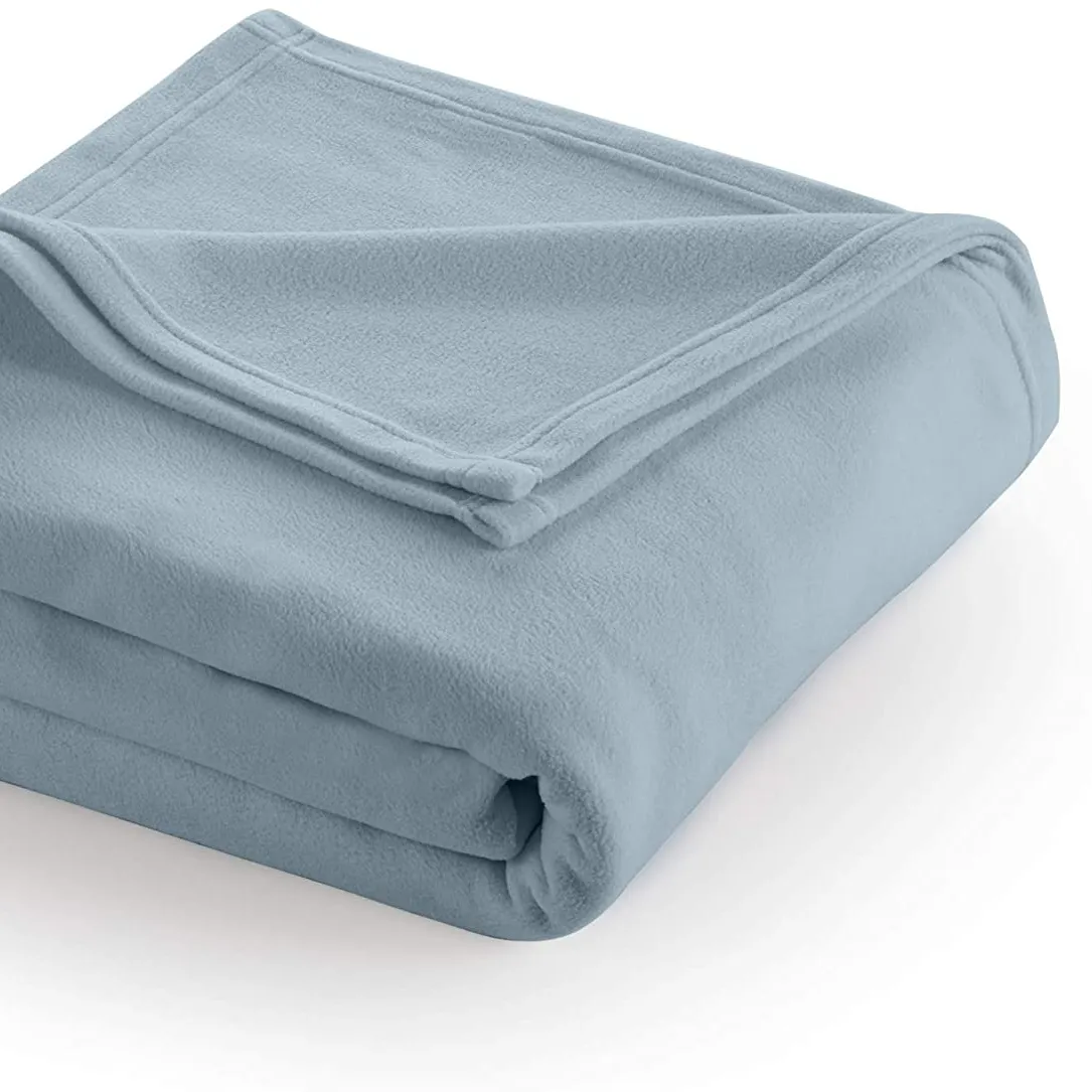 Aktion Polarfleece-Reisedecke bedruckt100% Polyester Polarfleece doppelseitige gebürstete Decke