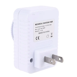 New AC 110V 12 Hour Mechanical Switch <strong>Timer</strong> Socket for Home Appliances Control Motorcycle Charging <strong>Timer</strong> US Plug - Product Image 4