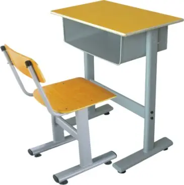 Bureau et chaises réglables meubles d'école de classe ensemble de siège unique pour étudiants bureau d'école pour étudiants