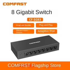 COMFAST CF-SG83 8 Gigabit Ethernet Switch ferro ordinario Shell Non di tipo di gestione della rete di comunicazione e di rete - Product Image 5