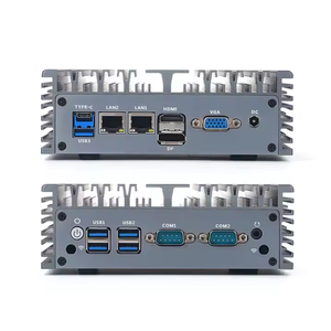 Win11 <strong>Amd</strong> Ry-zen 9 Mini PC with Intel N100 N150 <strong>Processor</strong> 2LAN UHD Graphics 8G DDR4 2*COM 2*RJ45-N100 Embedded Barebone <strong>Computer</strong> - Product Image 4