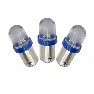 Autodragons Pinball 6.3 โวลต์ AC DC LED สีฟ้ารอบเปลี่ยนหลอดไฟ 44/47 กําไลฐาน BA9S LED เครื่อง Pinball หลอดไฟ - Product Image 1