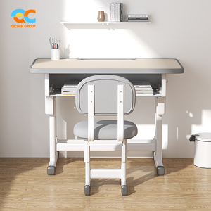 Đặt hàng nhỏ Chào mừng bạn học tập bàn với lưu trữ hiện đại viết Bàn và ghế mẫu có sẵn nghiên cứu Bàn và ghế Combo - Product Image 4