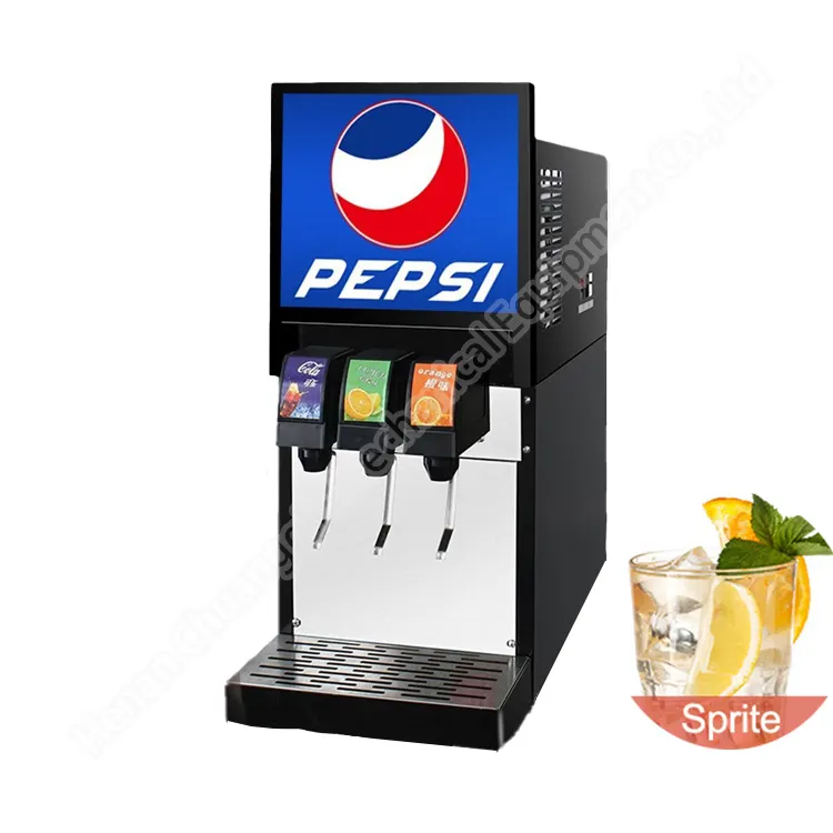 Dispensador de refrescos Coco Cola Drink Machine Post Mix Dispensador de fuente de Soda Pepsi Machine Coke Machine para el hogar
