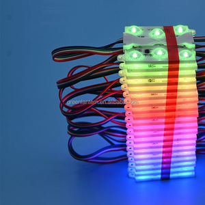 24 В, цифровые RGB светодиодные пиксельные модули 68 мм SMD3030 с рассеянным объективом для рекламной коробки с подсветкой - Product Image 1