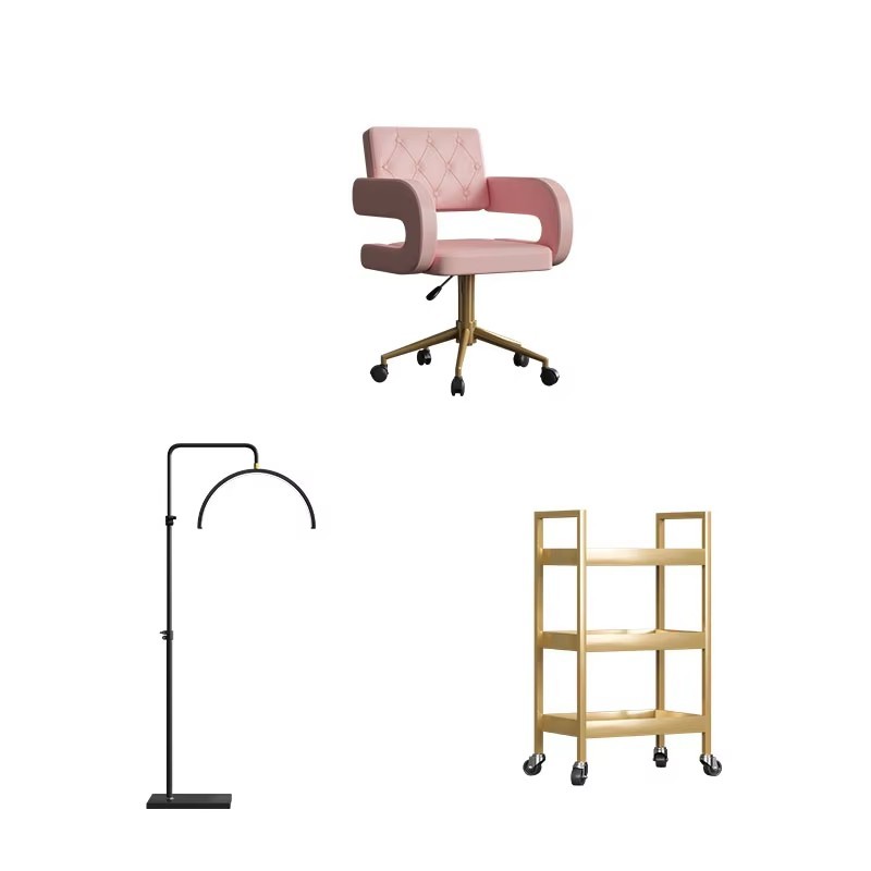 ÉCLAIRAGE LED + TABOURET + CHARIOT