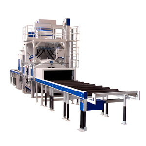Otomatik kumlama makinesi Metal profil/ÇELİK TABAKA konveyör kumlama makinesi - Product Image 6
