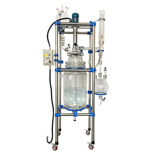 ガラス原子炉5L 10L 20L 50L 100L容量ケトル化学反応装置 - Product Image 1
