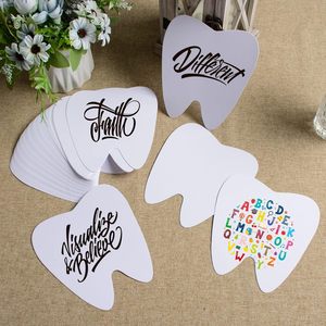 Dent couleur unique découpes créatives 5.5in brossage soie dentaire dents hygiène saine journée nationale des dentistes mois dentaire - Product Image 6