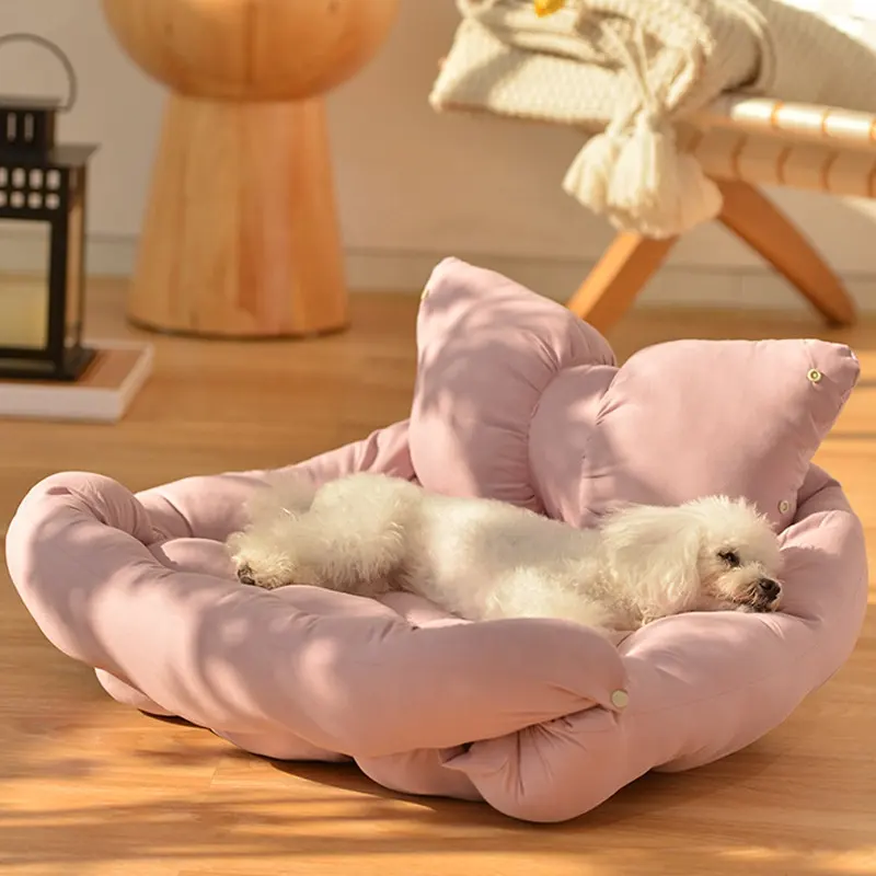 Commercio all'ingrosso Multi-colori PP cotone di alta qualità personalizzato piccolo cane letti per animali domestici accessori biancheria da letto lavabile cucciolo di lusso Pet Dog Bed