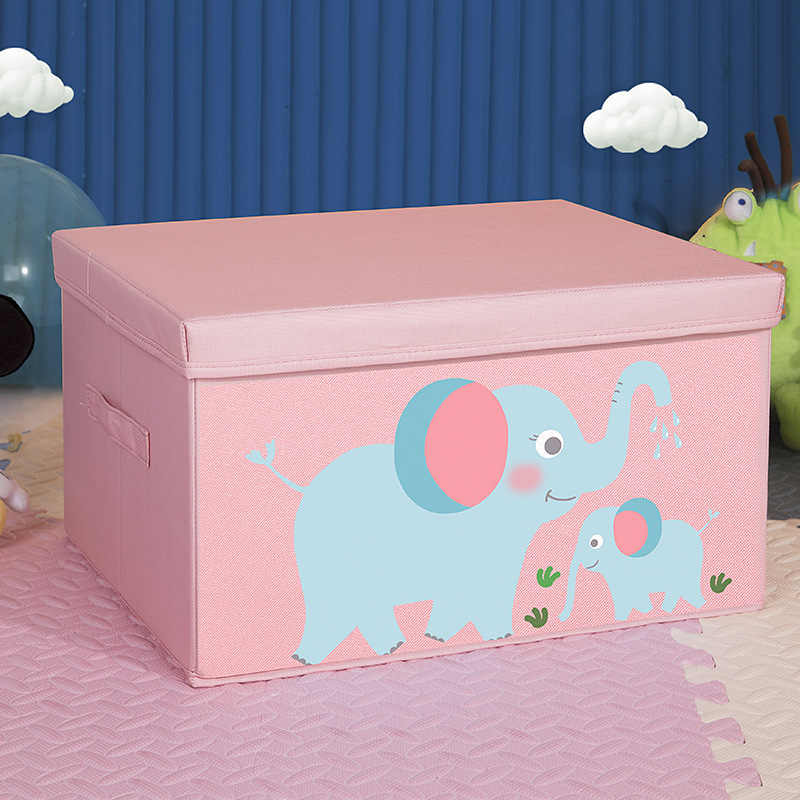 Pink elephant mother and baby