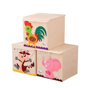 Tùy Chỉnh Dễ Thương Thêu Mẫu Nhà Tổ Chức Và Lưu Trữ Lớn Khối Lưu Trữ Đồ Chơi Lưu Trữ Bin Với Giảm Giá Lớn - Product Image 1