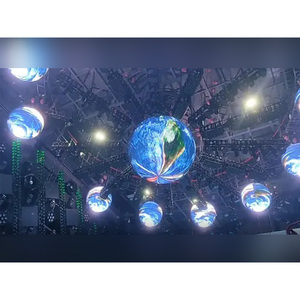 360 gradi 3d Round Led Video Screen Display a colori per interni esterni P3 P6 sfera Led Display a parete forma di palla modulo sferico - Product Image 2
