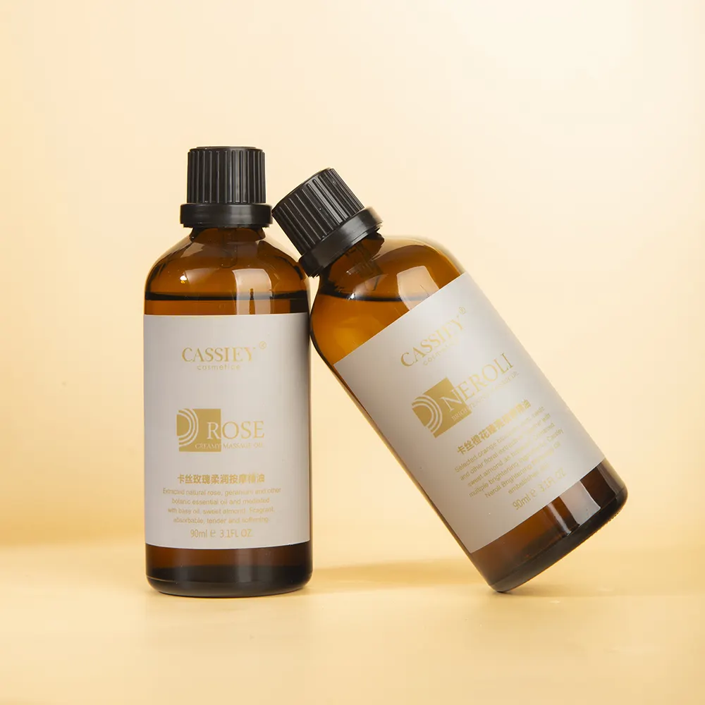 Hot Sale Aroma Essential Oil Chamomile Rose Neroli Fragrance Hair Face Body Massage Oils for Spa