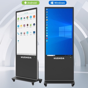 Hushida 43 55 65 màn hình quảng cáo lcd kỹ thuật số biển android hệ thống 4k thông tin tương tác kiosk màn hình cảm ứng hiển thị - Product Image 4