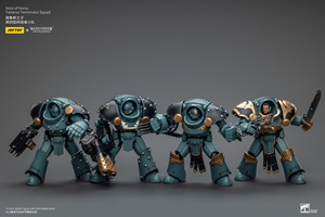 High Quality Joy Toy 1/18 Model Joints Sons of Horus Tartaros Terminator Squad Sergeant <strong>Warhammer</strong> 40K Action Figures Toy - Product Image 4