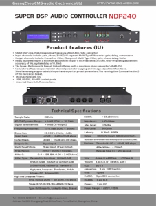 Procesador de audio digital de 2 entradas y 4 salidas Procesador de audio Gestión de altavoces Procesamiento de audio - Product Image 3
