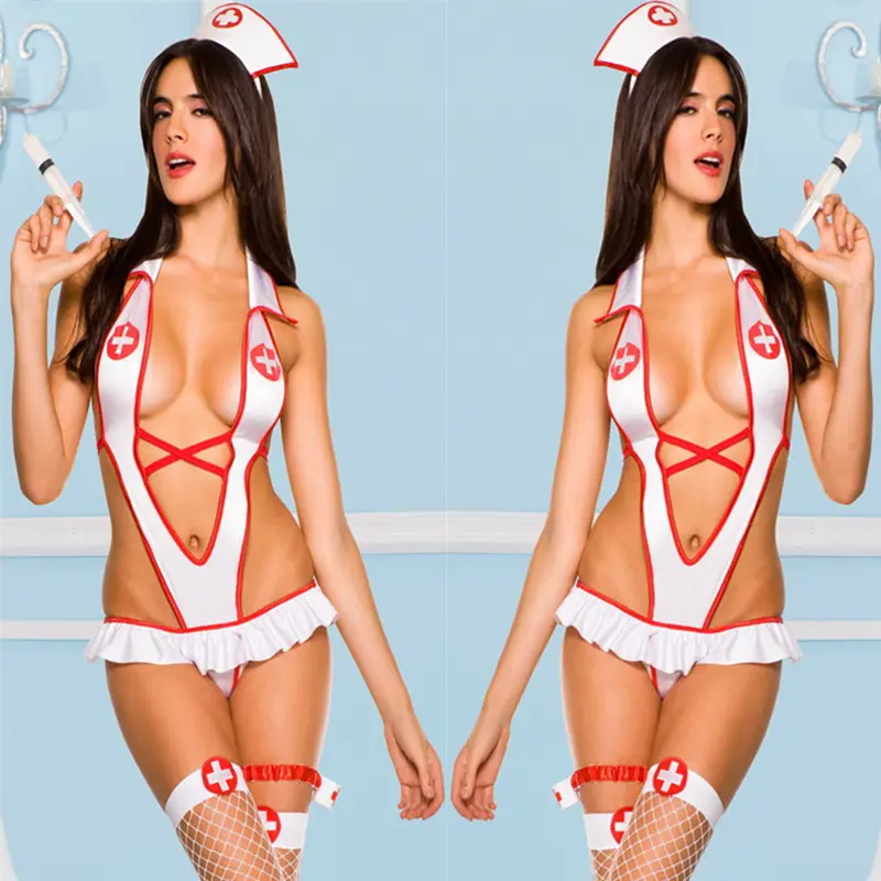 Wholesale Nurse Cosplay Sexy Uniform Temptation Three Point Nurse Suit sexy japan girls photo nurse costume sex costume