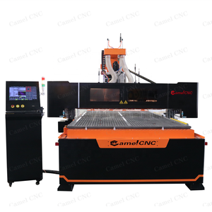 L-form 5+4 Überzug bohrung ATC cnc-fräse holz industrielle herstellung cnc-bearbeitungsmaschine mit großer maserung über das maschinenportal und sicherheitsvorhang - Product Image 2