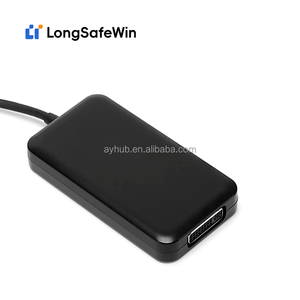 专业官方使用4合1 VGA DVI USB集线器C型适配器，带PD - Product Image 3