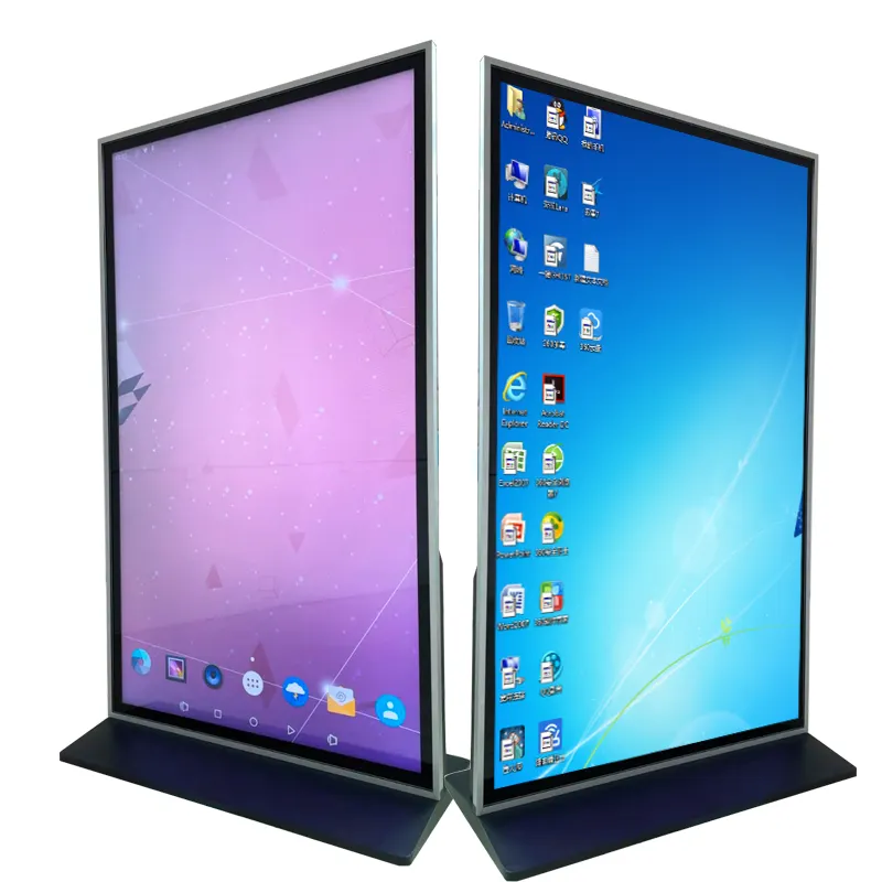 Lcd publicidade machine75inchinfrared toque tela monitor com