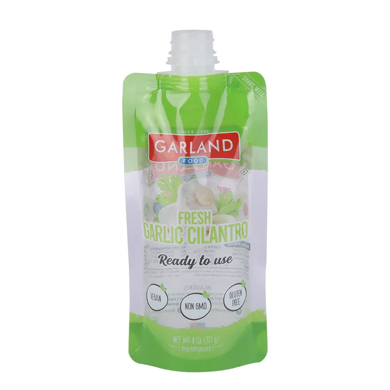 ジュース/牛乳/水用のカスタム高密度漏れ防止プラスチック飲料噴出ポーチバッグ