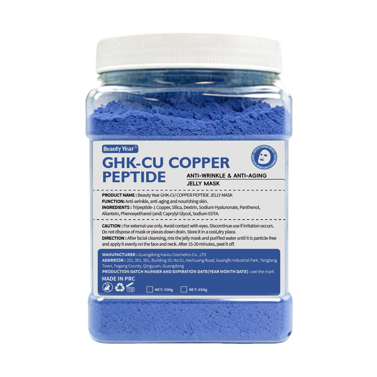 1. Péptido de Cobre GHK-Cu