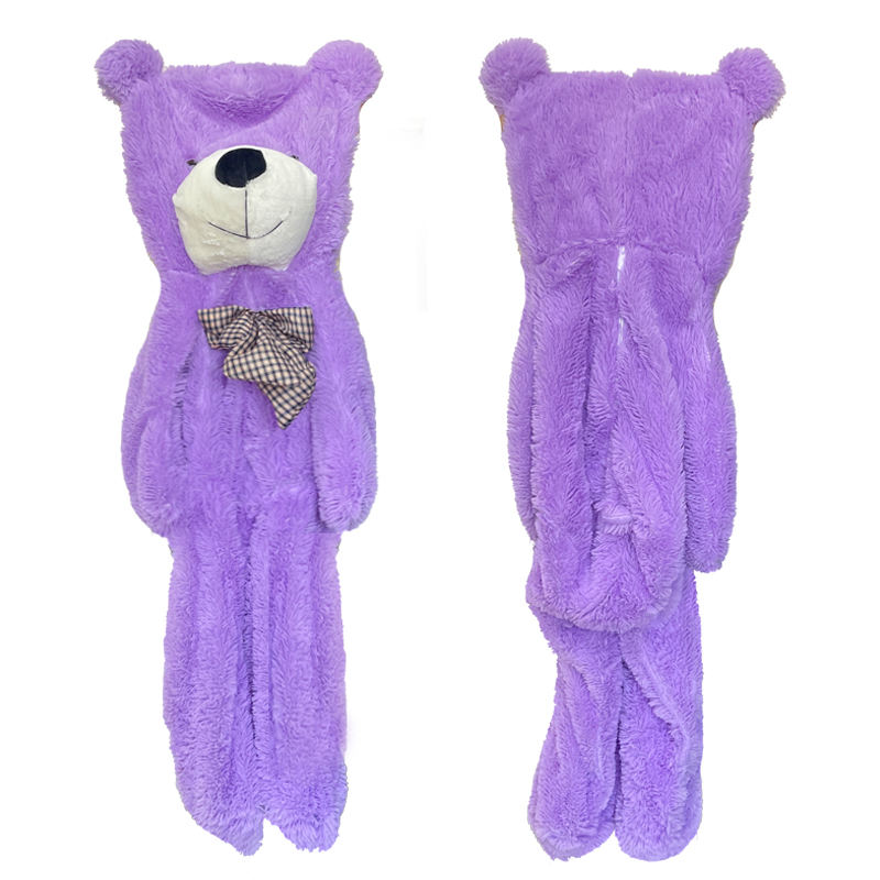 Piel de osito de peluche morado