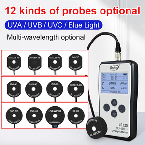 Medidor de luz UV de grado profesional LS125 Multisonda UVA UVB UVC Dispositivo de medición de intensidad Radiómetro UV - Product Image 5