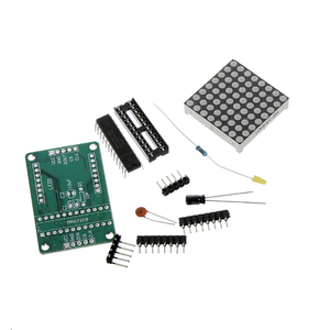 Dot Led Matrix Module 8*8 LED Display modulo di controllo resistenza Kit di componenti elettronici MAX7219