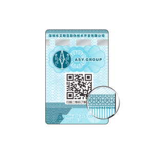 Etiqueta DE SEGURIDAD DE CÓDIGO QR DE SEGURIDAD antifalsificación personalizada de fábrica de China - Product Image 5