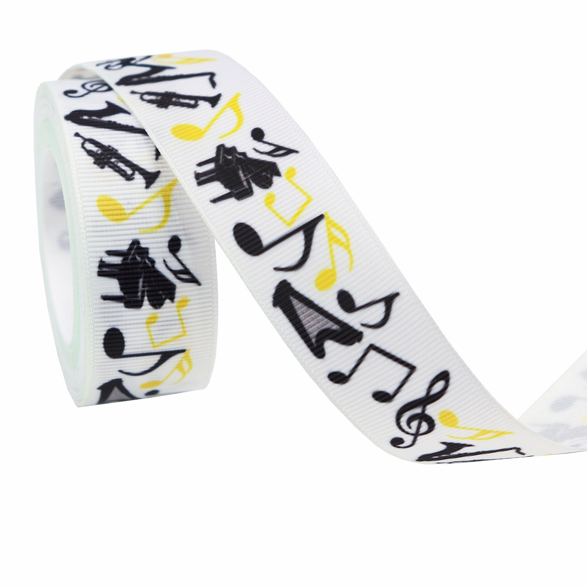 Blanc - Instruments de musique-2,5 cm * 10 yards