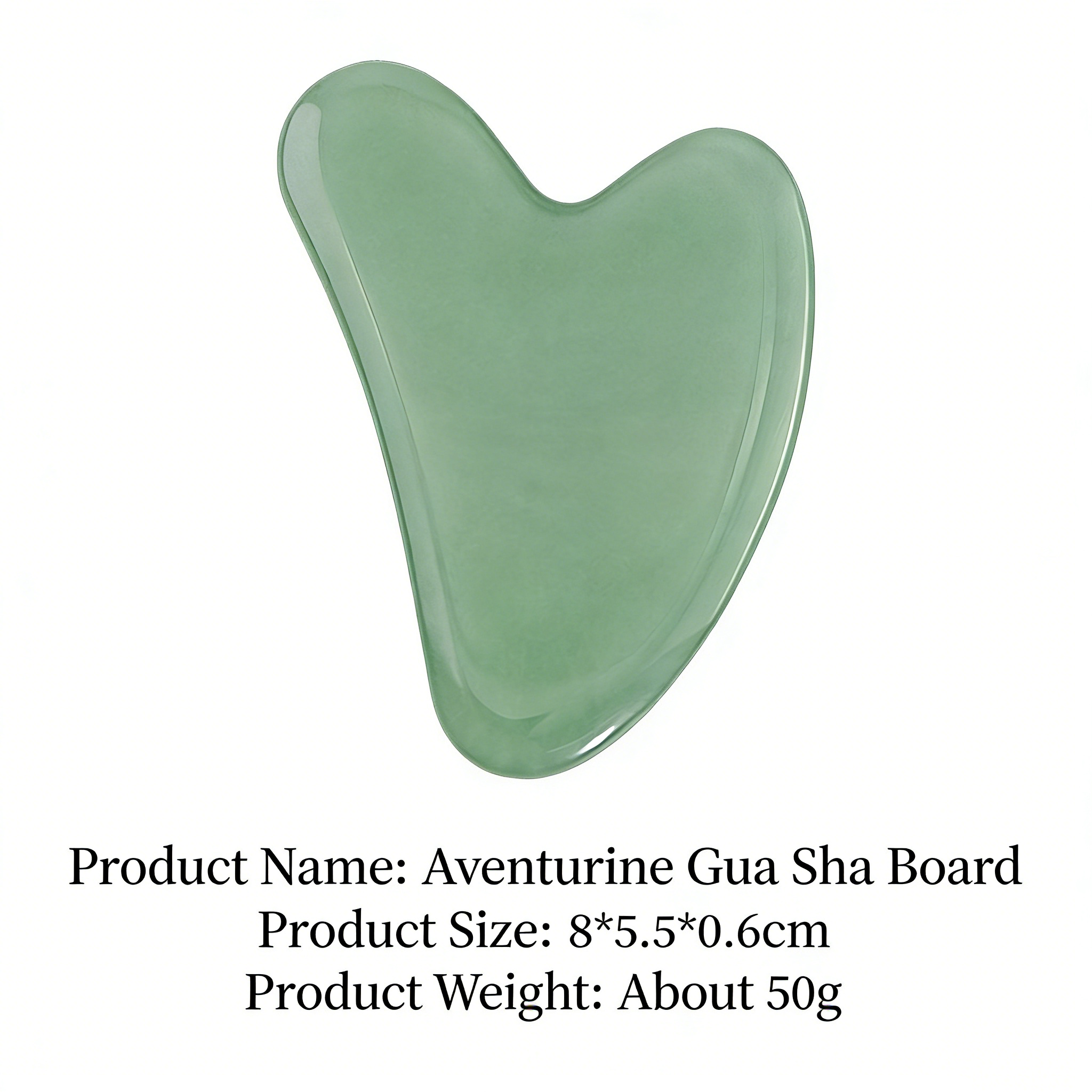 Gua sha en aventurine verte