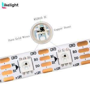 เช่นไฟ WS2813 WS2815 GS8208สัญญาณคู่แยกสัญญาณไฟ LED 60/100/144LEDs/M DC12V/24V Smart rgbic LED - Product Image 4