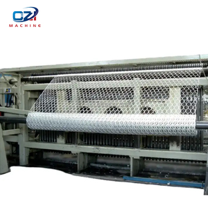 רשת gabion תיל משושה רשת מכונת משושה חוט משושה ביצוע מכונה רשת משושה