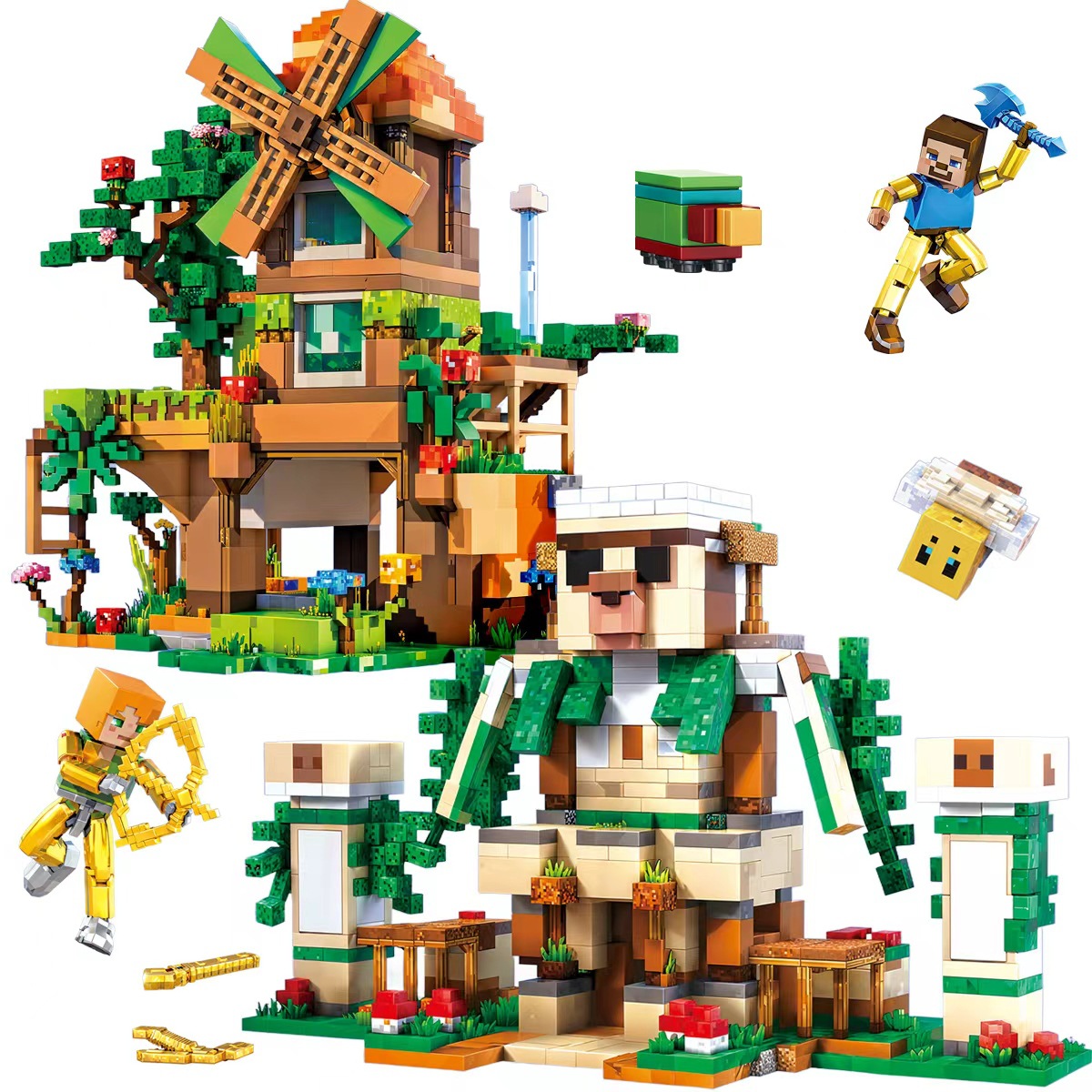 Iron puppet windmill village 510 granules
